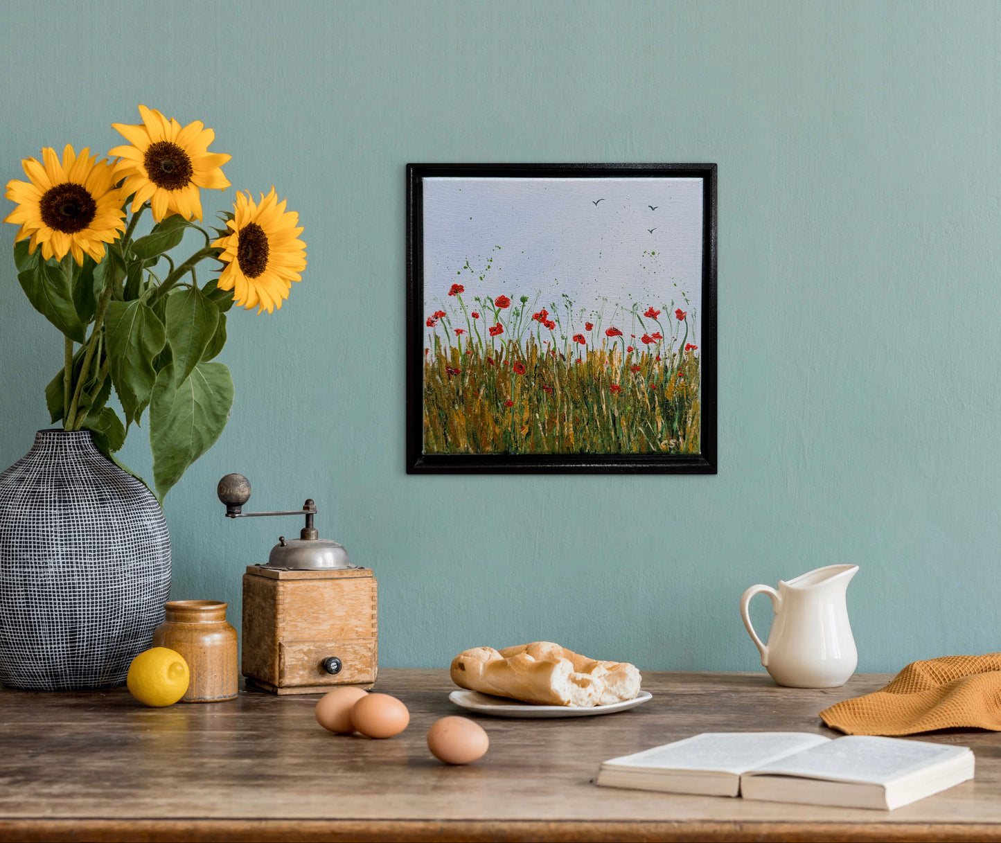 Poppies in the Summer